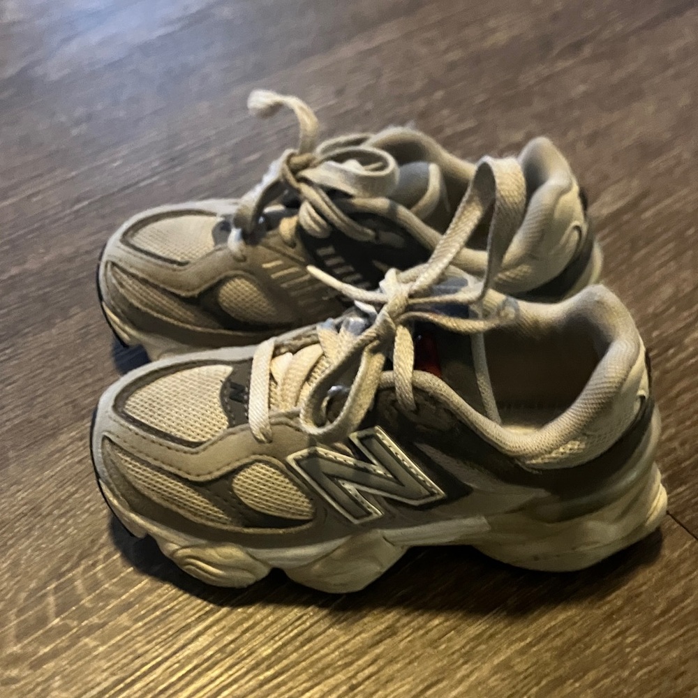 New Balance Kids' Sneakers in Gray and White
